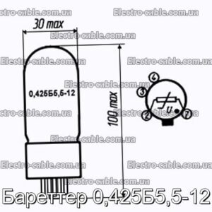 Бареттер 0,425Б5,5-12 - фотография № 1.