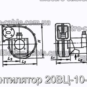 Вентилятор 20ВЦ-10-2А - фотографія №1.