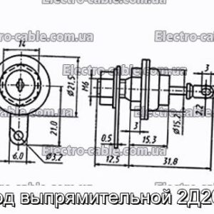 Діод випрямляючої 2Д201В - фотографія №1.