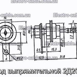 Діод випрямлявої 2Д203А - фотографія №1.