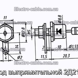 Діод випрямлявої 2Д219А - фотографія №1.