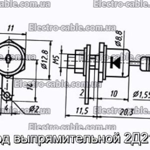 Діод випрямляючої 2Д219Б - фотографія №1.