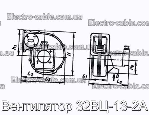 Вентилятор 32ВЦ-13-2А - фотографія №1.