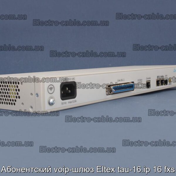 Абонентский Voip-шлюз eltex tau-16.ip 16 fxs - фотография № 4.