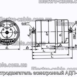 Електродвигун асинхронний АДП-1563 - фотографія №1.