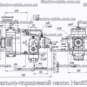 Аксиально-поршневой насос Нас63/200 - фотография № 1.