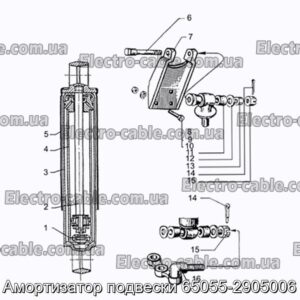 Амортизатор подвески 65055-2905006 - фотография № 2.