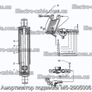 Амортизатор подвески М5-2905006 - фотография № 2.