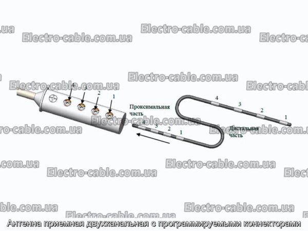 Антенна приемная двухканальная с программируемыми коннекторами - фотография № 3.