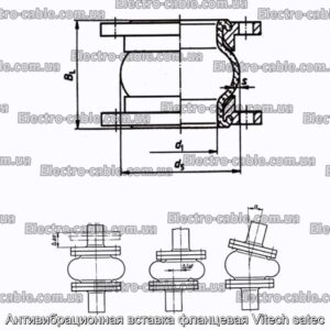 Антивибрационная вставка фланцевая Vitech satec - фотография № 1.