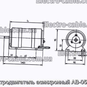 Асинхронний електродвигун AB-052-2M-Фотографія № 1.