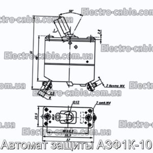Автомат защиты АЗФ1К-10 - фотография № 1.