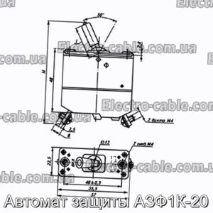 Автомат защиты АЗФ1К-20 - фотография № 1.