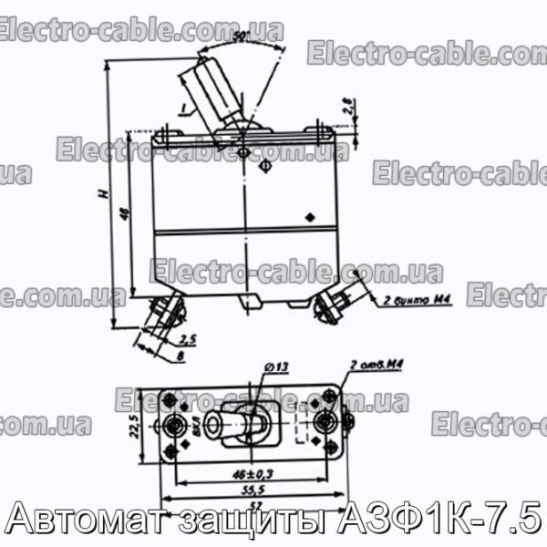 Автомат защиты АЗФ1К-7.5 - фотография № 1.