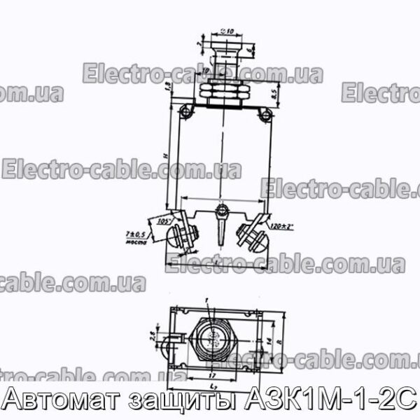 Автомат защиты АЗК1М-1-2С - фотография № 1.