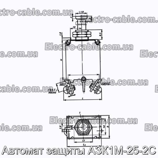 Автомат защиты АЗК1М-25-2С - фотография № 1.