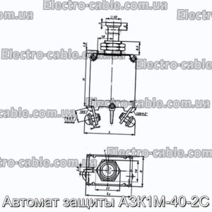 Автомат защиты АЗК1М-40-2С - фотография № 1.