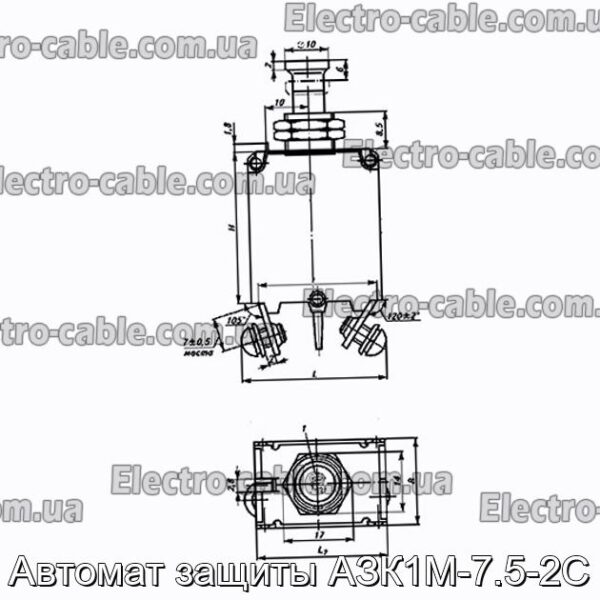 Автомат защиты АЗК1М-7.5-2С - фотография № 1.