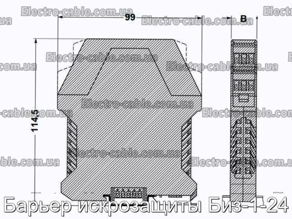 Барьер искрозащиты Биз-1-24 - фотография № 2.