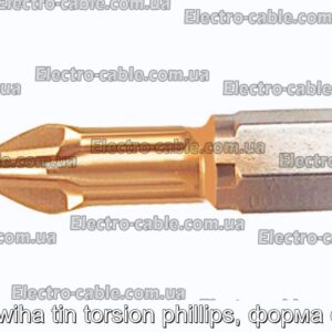 Бит wiha tin torsion phillips, форма с 6,3 - фотография № 1.