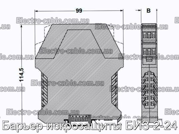 Барьер искрозащиты БИЗ-2-24 - фотография № 3.