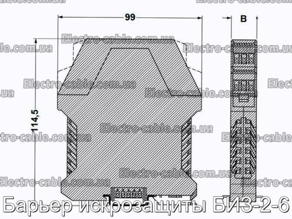 Бар&#39;єр іскрового захисту BIZ-2-6-Фотографія № 3.