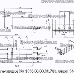 Блок электродов Мк 1443.00.00.00.768, серия 1443-768 - фотография № 1.