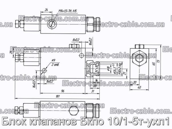 Блок клапанов Бкпо 10/1-5т-ухл1 - фотография № 2.