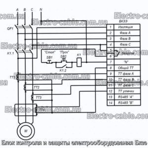 Блок контроля и защиты электрооборудования Бкзэ - фотография № 1.