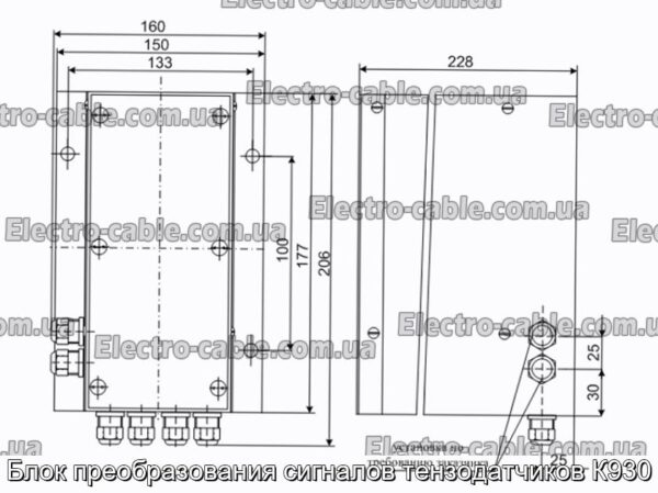 Блок преобразования сигналов тензодатчиков К930 - фотография № 2.