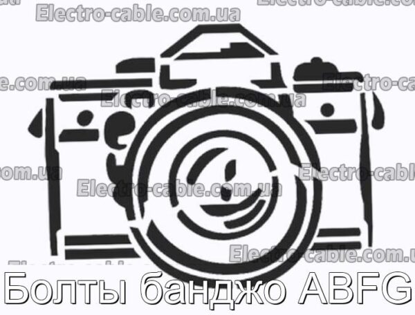 Болты банджо ABFG - фотография № 1.