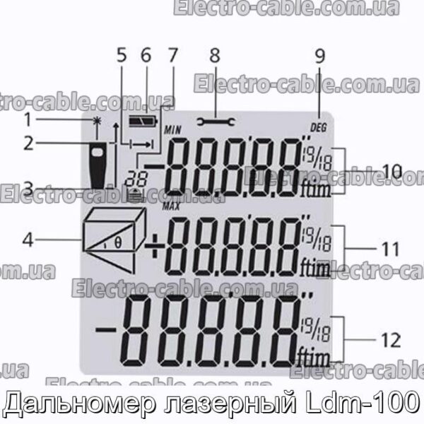 Дальномер лазерный Ldm-100 - фотография № 3.