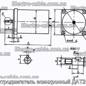 Електродвигун асинхронний ДАТ21670 - фотографія №1.