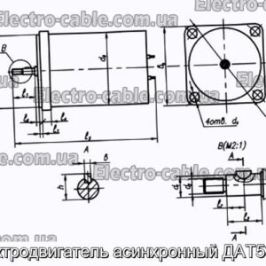 Електродвигун асинхронний ДАТ53271 - фотографія №1.