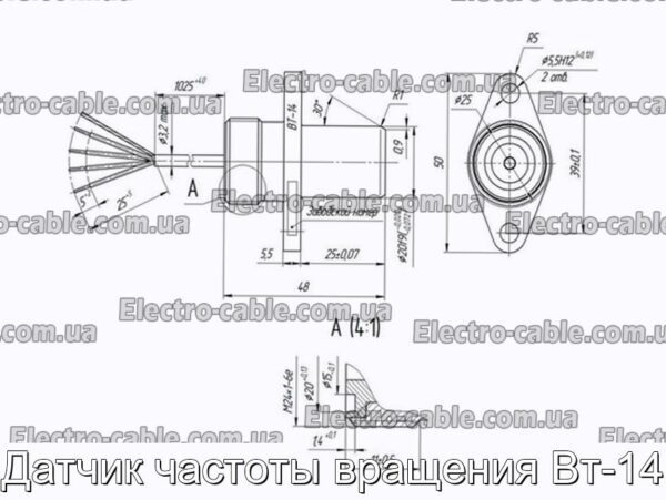 Датчик частоты вращения Вт-14 - фотография № 2.