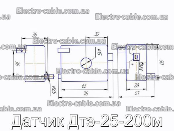 Датчик Дтэ-25-200м - фотография № 1.