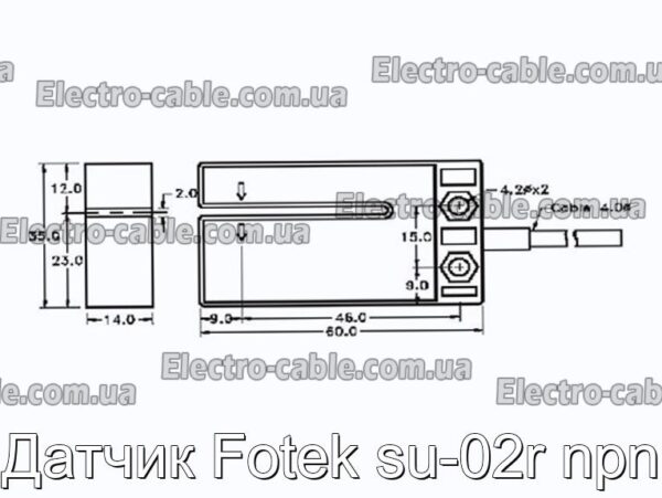 Датчик Fotek su-02r npn - фотография № 8.