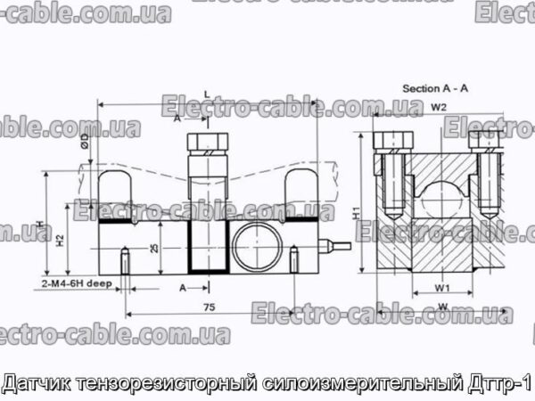 Датчик тензорезисторный силоизмерительный Дттр-1 - фотография № 2.