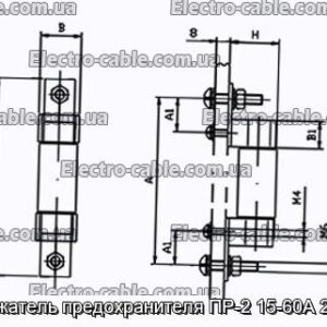 Держатель предохранителя ПР-2 15-60А 220В - фотография № 1.