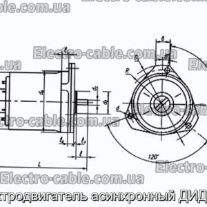 Электродвигатель асинхронный ДИД-2ТВ - фотография № 1.