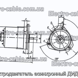 Электродвигатель асинхронный ДИД-3ТВ - фотография № 1.