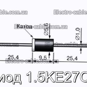 Диод 1.5KE27CA - фотография № 1.