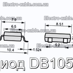 Диод DB105S - фотография № 1.