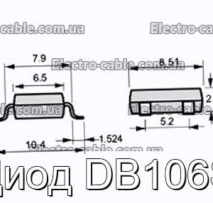 Диод DB106S - фотография № 1.