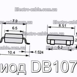 Диод DB107S - фотография № 1.