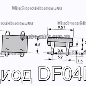 Диод DF04M - фотография № 1.