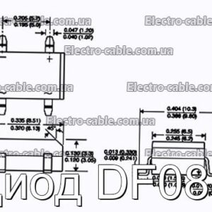 Диод DF08S - фотография № 1.