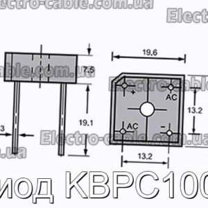 Диод KBPC1006 - фотография № 1.