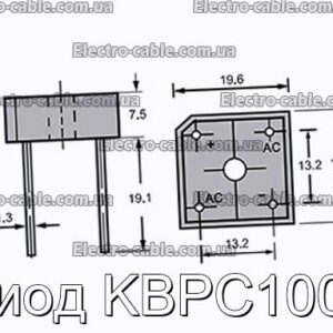 Диод KBPC1008 - фотография № 1.