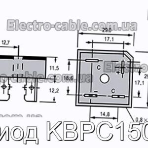 Диод KBPC1508 - фотография № 1.